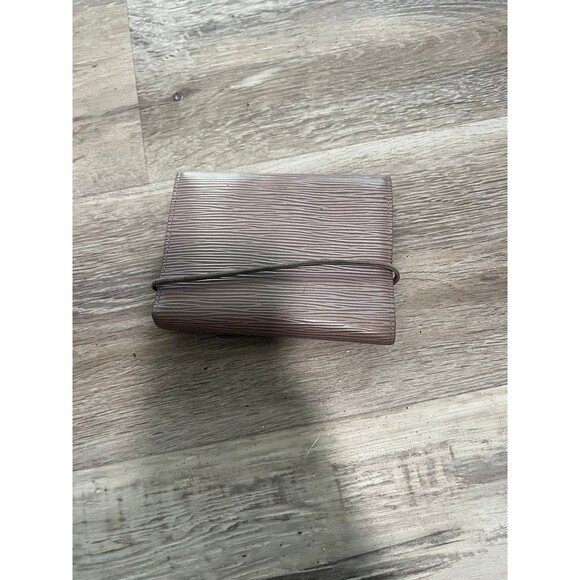 Authentic Vintage Louis Vuitton Wallet Trifold Women Lilac Epi Print - Picture 3 of 10